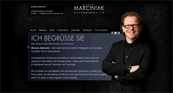 Desktop Screenshot of marciniak-seminare.de